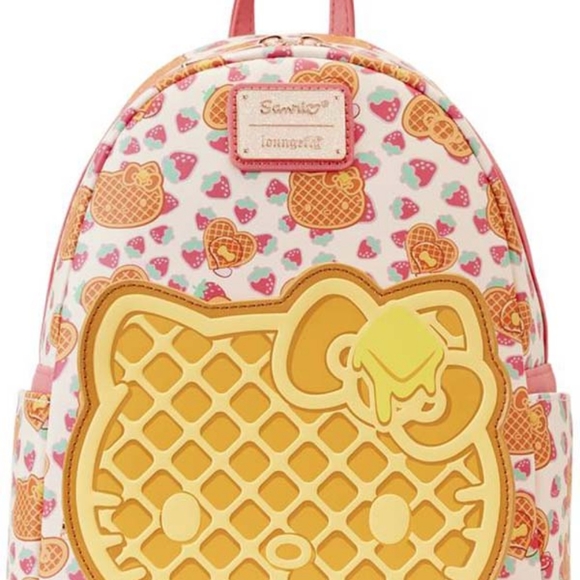 LOUNGEFLYHELLO KITTY: BREAKFAST WAFFLE | MINI BACKPACK main image 4